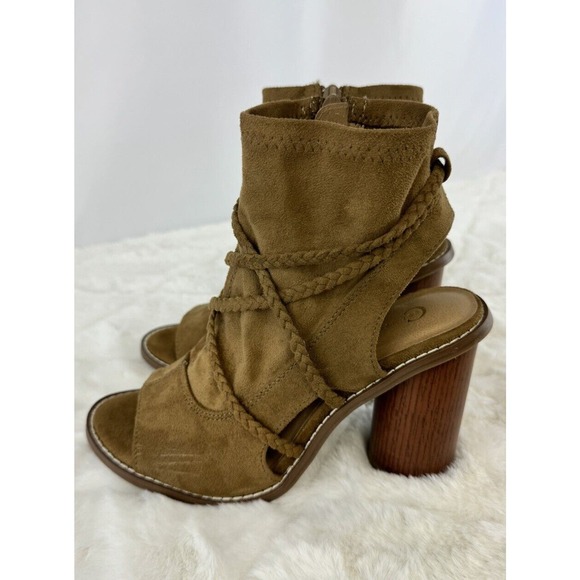 C Comfort Est. 1946 Brown Block Heel Open Toe & Ankle Women's Sandals Sz 7.5 - Picture 12 of 12